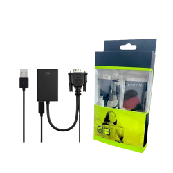 Conversor de VGA para HDMI verde