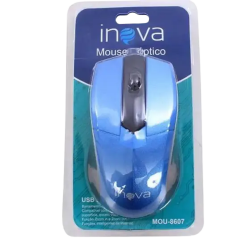 Mouse com fio Inova USB...