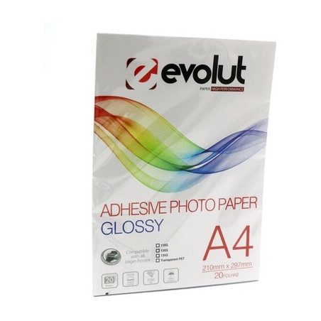 Papel Fotografico Glossy Brilho A4 180g pct 50 folhas