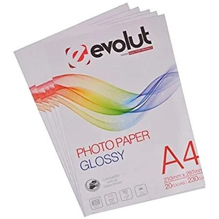 Papel fotografico brilho A4 220g pct 50fls