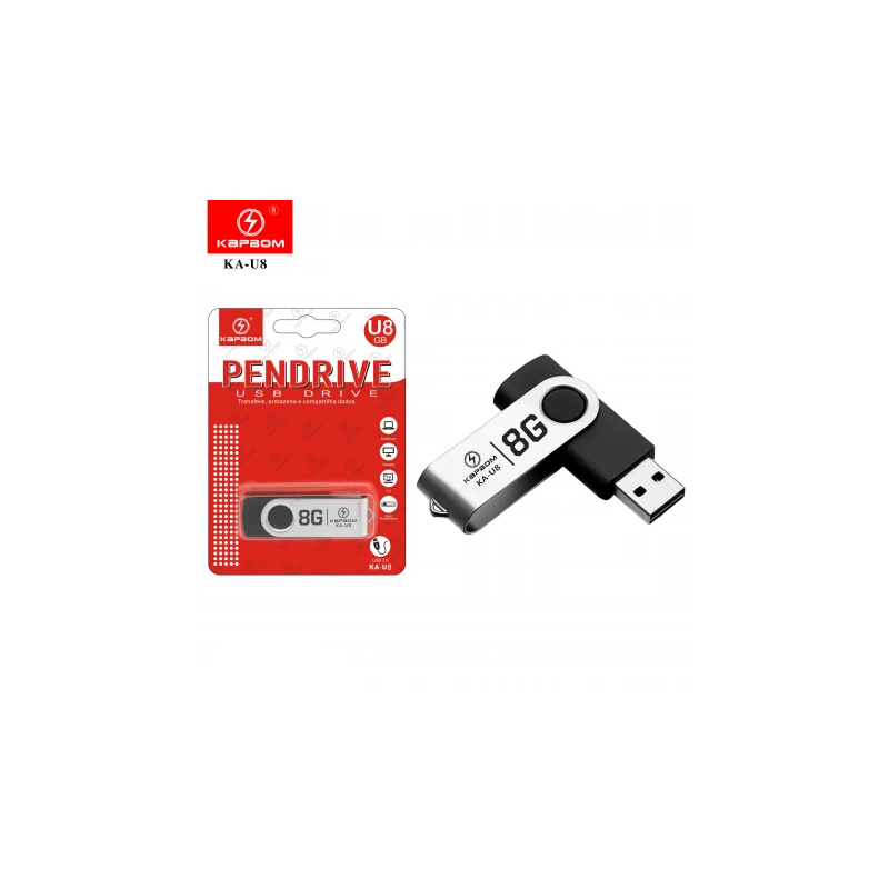Pendrive USB Drive Kapbom 8GB KA U8
