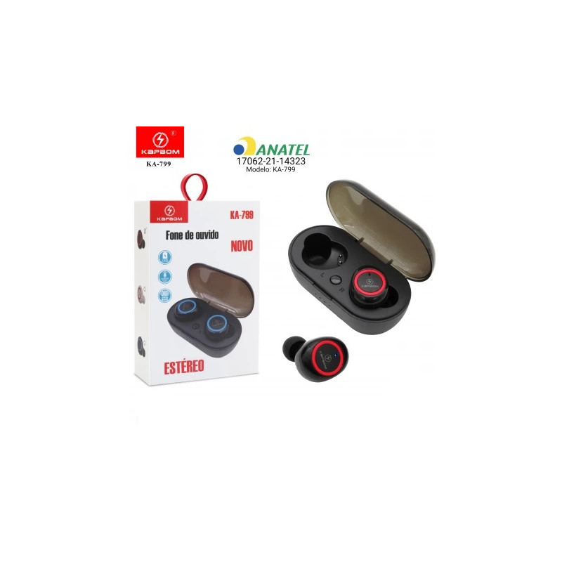 Fone de Ouvido Auricular BT KAPBOM - KA-799