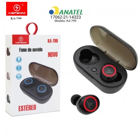 Fone de Ouvido Auricular BT KAPBOM - KA-799